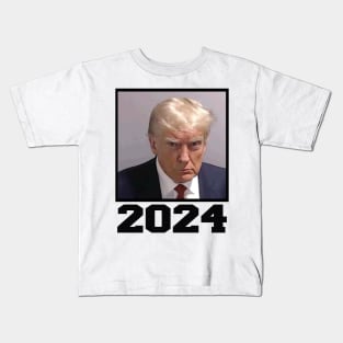 Trump 2024 Mugshot Kids T-Shirt